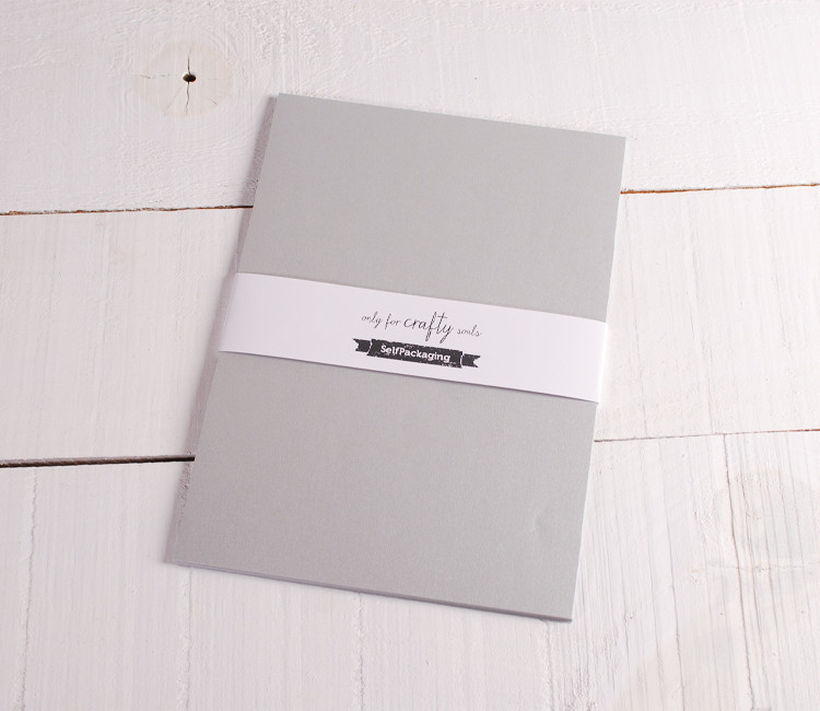 Silberfarbene Karten A | SelfPackaging
