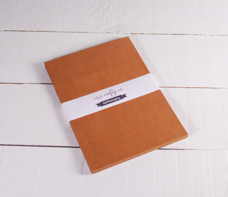 A5 Kraft cards