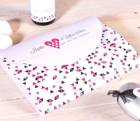 Enveloppe DinA5 personnalisée pour invitations