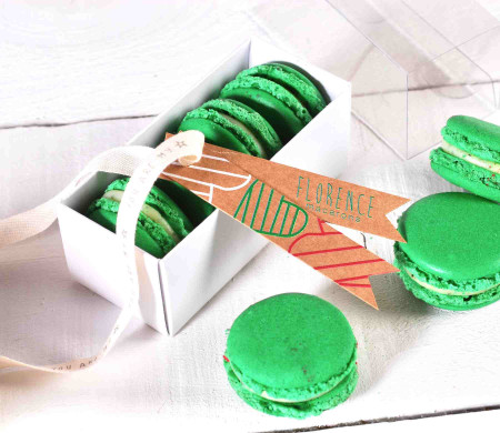 Caja para Cuatro Macarons Caja para Cuatro Macarons