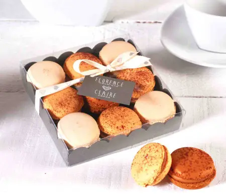 Caja para macarons con tapa...