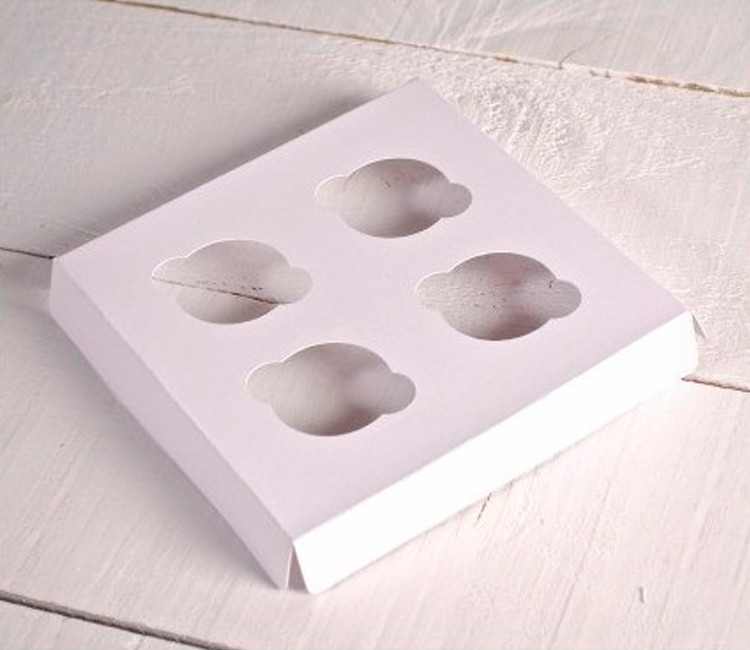 Holder para 4 mini cupcakes, perfecto para pastelerías Holder para 4 mini cupcakes, perfecto para pastelerías
