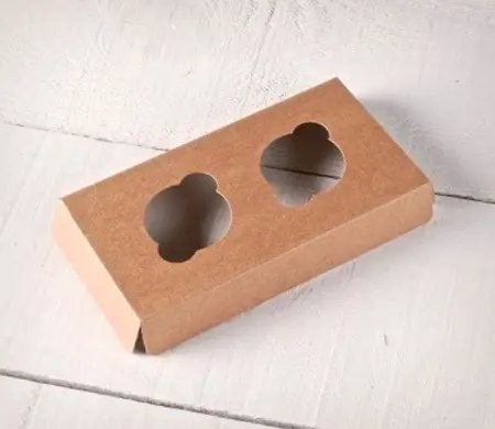 Holder para 2 mini cupcakes, perfecto para pastelerías