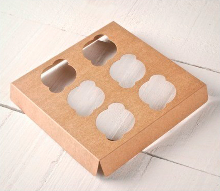 Holder para 6 mini cupcakes, para cajas de repostería Holder para 6 mini cupcakes, para cajas de repostería