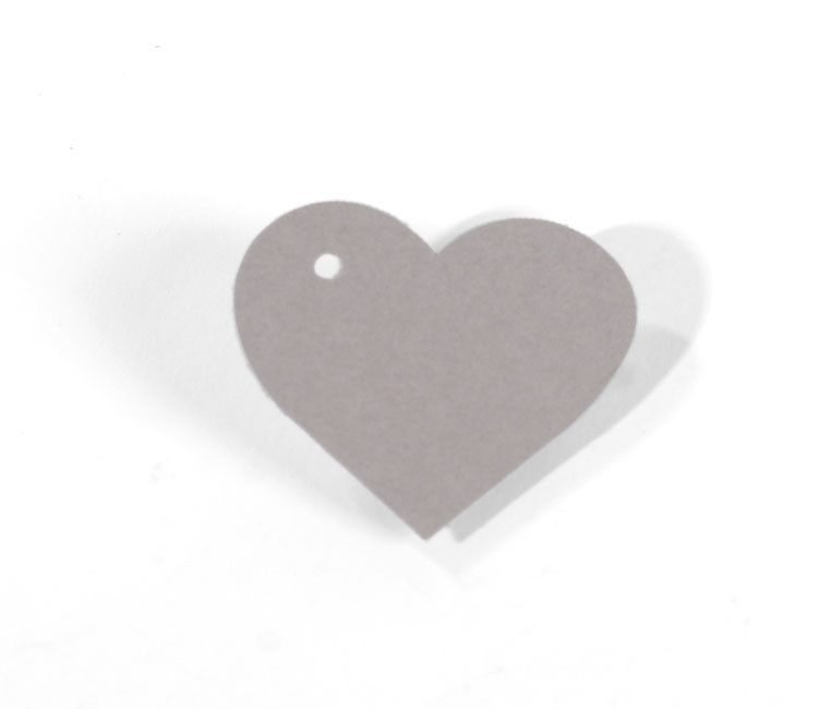 Coeur en Carton Pendentif 10 pcs.