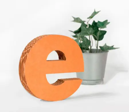 Kleinbuchstaben Aus Pappe | SelfPackaging