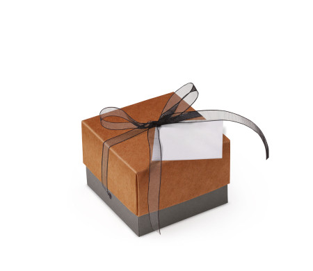 Graziosa Scatola Regalo con Coperchio e Fiocco Decorativo 