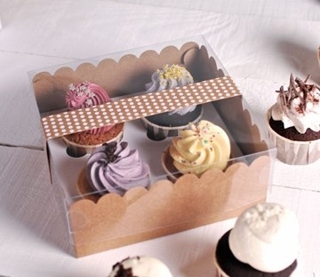Box for 4 cupcakes
