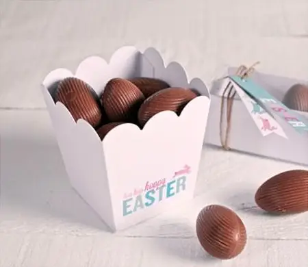 Cajas para huevos de Pascua...