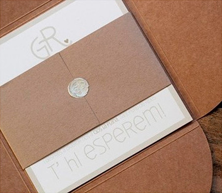 Box für Hochzeitseinladungen | Elegante Verpackung für Einladungen