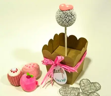 Cajas para un cake pop