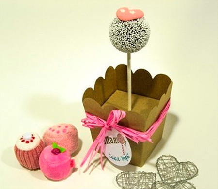 Idea scatola per cake pops stile popcorn | SelfPackaging