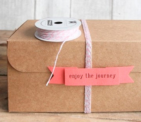 Scrapbooking Dekoration | Kreative Verpackung für Geschenke