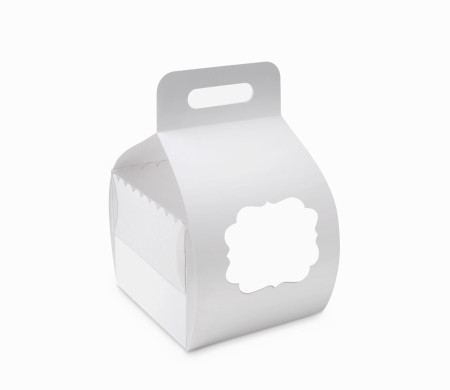 Caja para Tartas y Pasteles, con Asa y Tapa