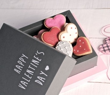 Caja impresa para San Valentín