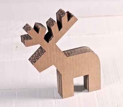 Little Cardboard Reindeer