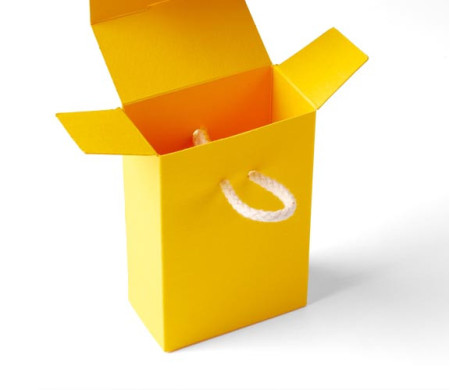 Cardboard Gift Box with a Very Original Fastener