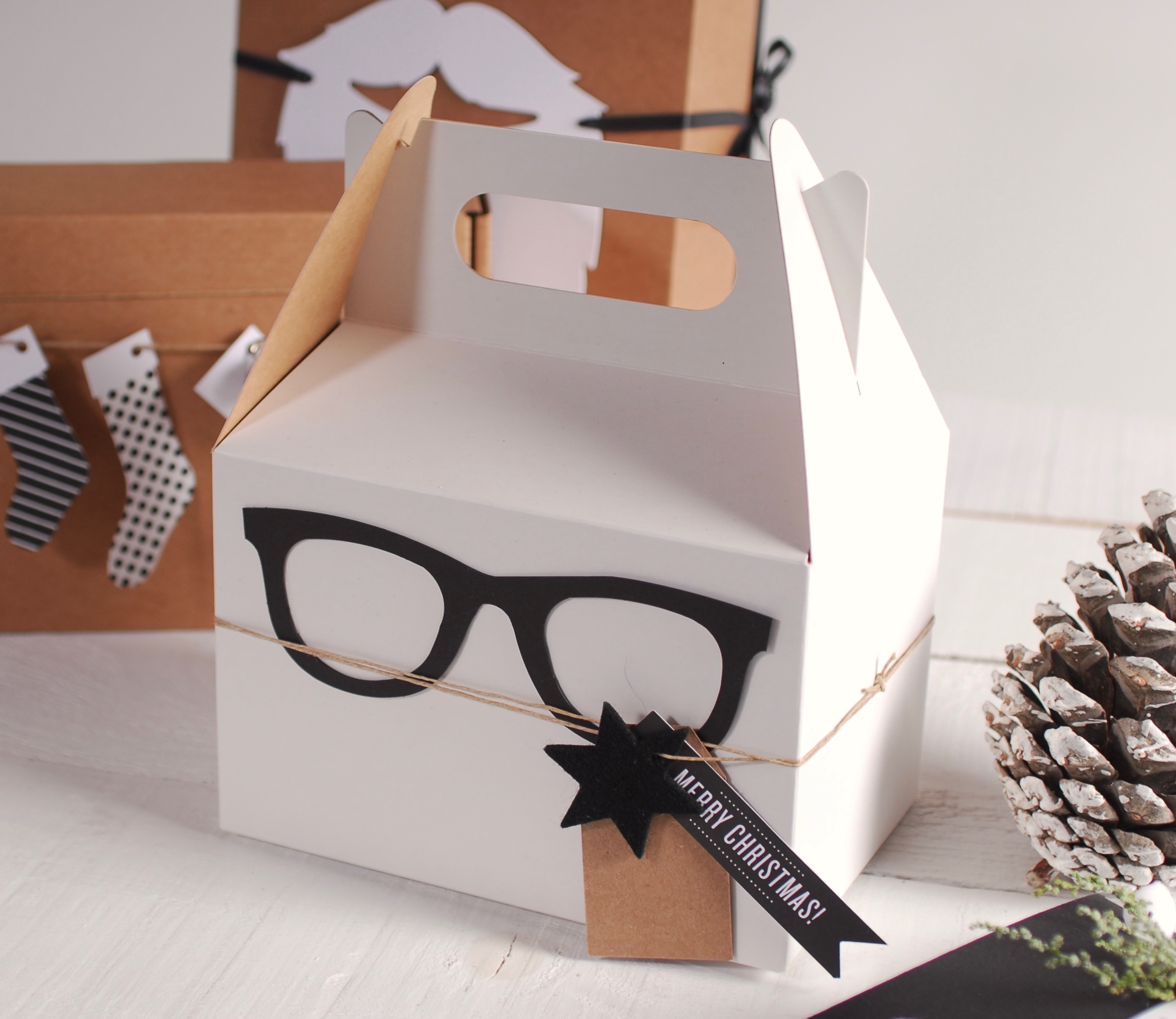 Custom Printed White Cardboard Packaging Paper Box For Sunglasses