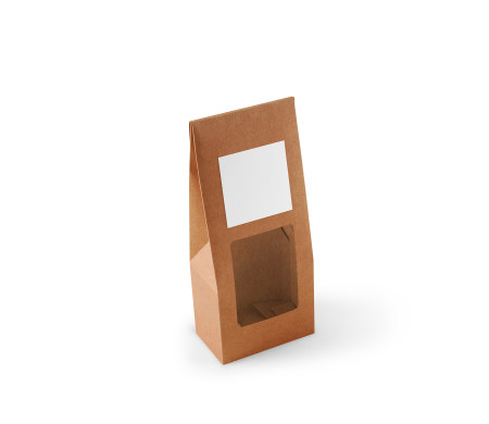 Box with window for food