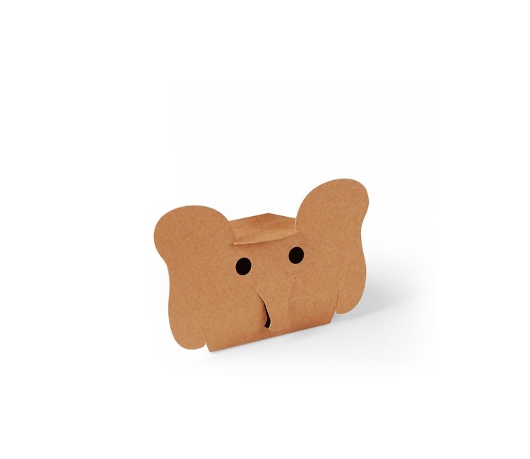 Caja de Cartón en Forma de Conejo Simpático Caja de Cartón en Forma de Conejo Simpático