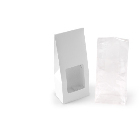 Box with window for food