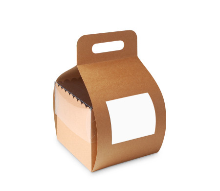 Caja para Tartas y Pasteles, con Asa y Tapa