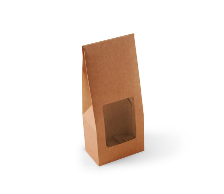 Box with window for food