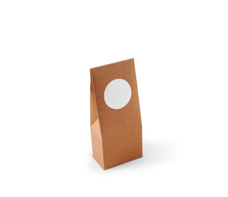 Caja con ventana para alimentación