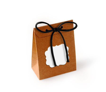 Sacchetto in cartone per regalare bonbon e caramelle