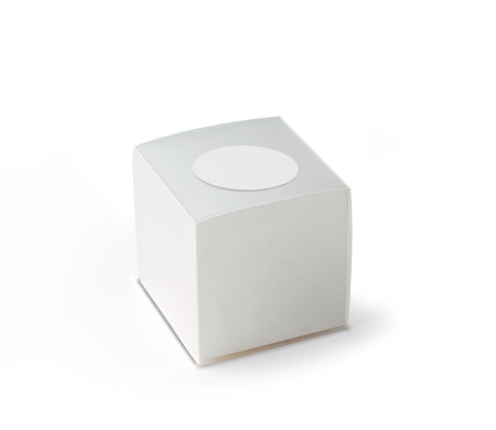 Caja de Cartón para Pequeños Regalos en Forma de Cubo