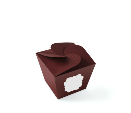 Boîte pour crèmes, originale en forme de fleur 
