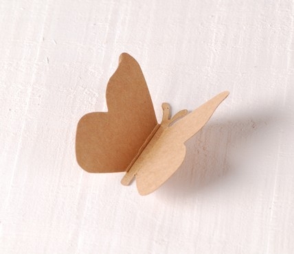 Cardboard Butterflies 10 ut.