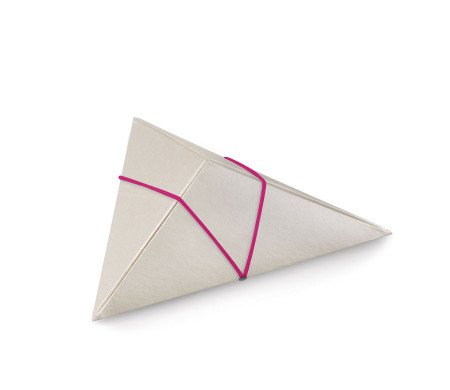 Caja Triangular de Cartón