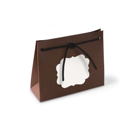 Pochette Cadeau en Carton avec Cordon