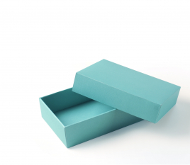 Caja forrada rectangular