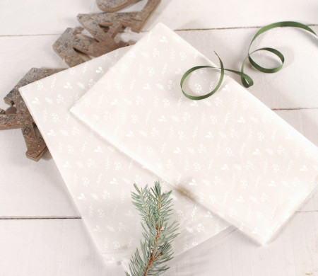 Papier de soie blanc pour le papier cadeau