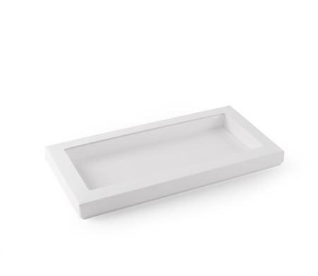 Caja de cartón con ventana para galletas