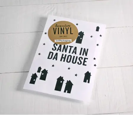 Adesivo Vinile Santa in da House | SelfPackaging
