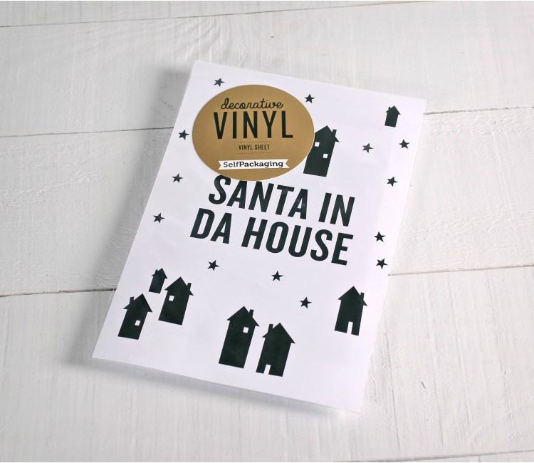 Vinilo decorativo "Santa in da house" Vinilo decorativo "Santa in da house"