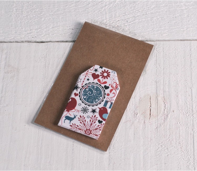 Kit d'etichette con stampa per Natale Kit d'etichette con stampa per Natale