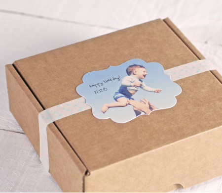 Rectangular custom stickers