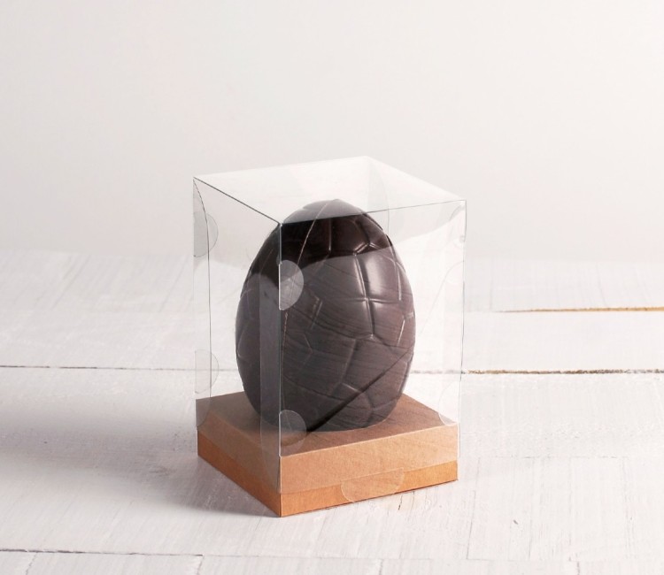 Cajas transparentes para un huevo de Pascua Cajas transparentes para un huevo de Pascua