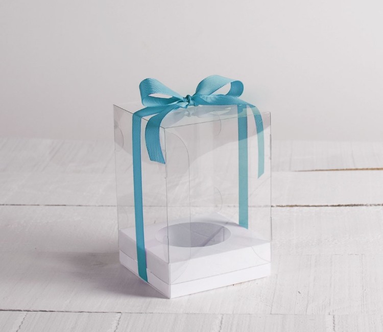 Caja Pequeña con Lazo para Huevo de Pascua Caja Pequeña con Lazo para Huevo de Pascua