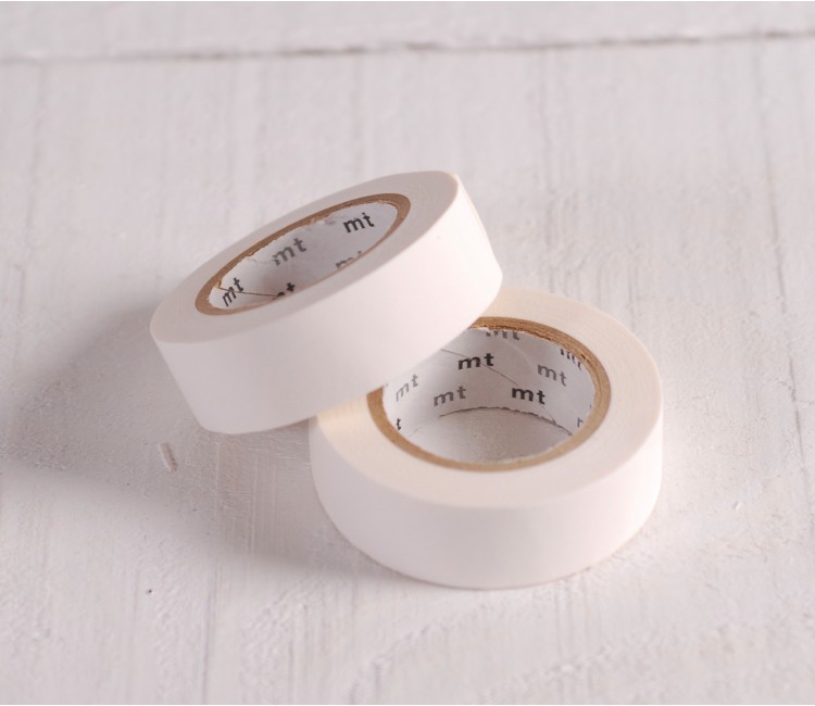 Washi tape white matte