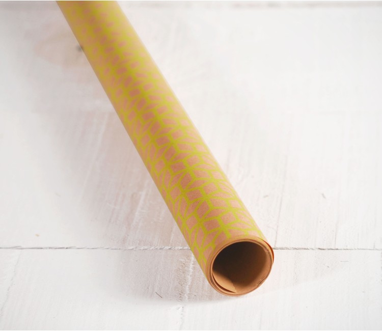 Geometric wrapping paper