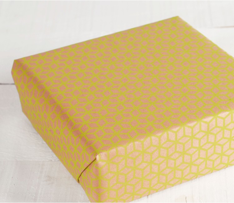 Carta da regalo geometrica