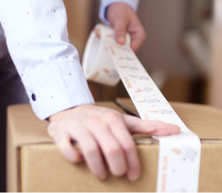 Printed Sellotape For Removals | SelfPackaging
