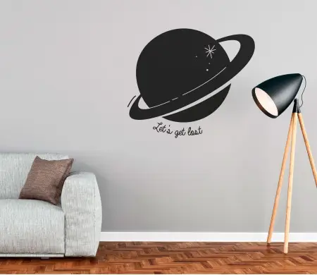 Adesivo Decorativo con Pianeta