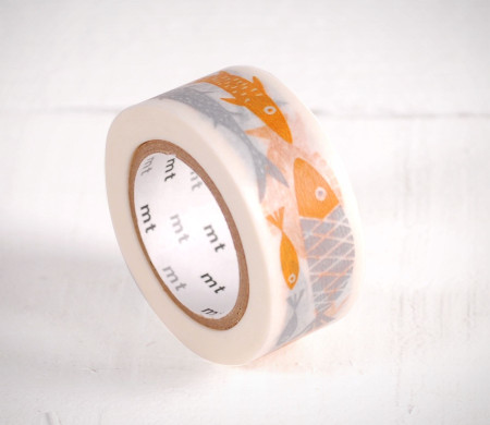 Washi Tape with Little Fish, to Decorate in a Fun Way!           