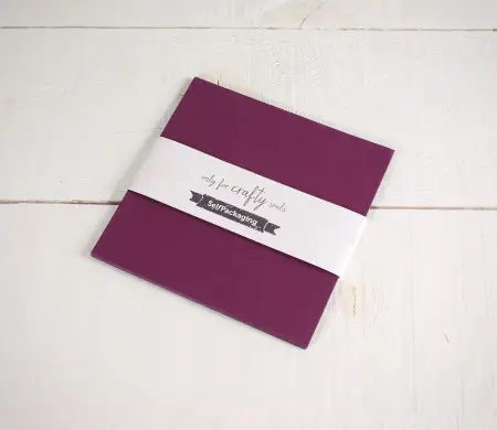 Cartulinas Sirio Vino (16.5x16.5cm) | Selfpackaging